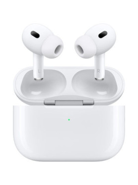 Apple AirPods Pro 2nd Generation In-ear Bluetooth Handsfree Ακουστικά με Αντοχή στον Ιδρώτα και Θήκη Φόρτισης Λευκά