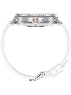 Samsung Galaxy Watch8 Classic Stainless Steel 46mm Αδιάβροχο με Παλμογράφο (Λευκό)