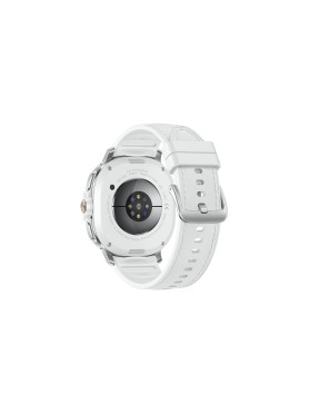 Samsung Galaxy Watch8 Classic Stainless Steel 46mm Αδιάβροχο με Παλμογράφο (Λευκό)