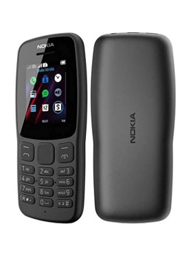 Nokia 106 (2018) Dual SIM Κινητό με Κουμπιά (Ελληνικό Μενού) Μαύρο