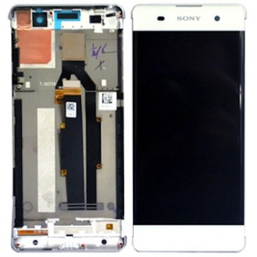 Sony Xperia XA F3111 Lcd White With Frame Οθόνη Άσπρη Με Πλαίσιο